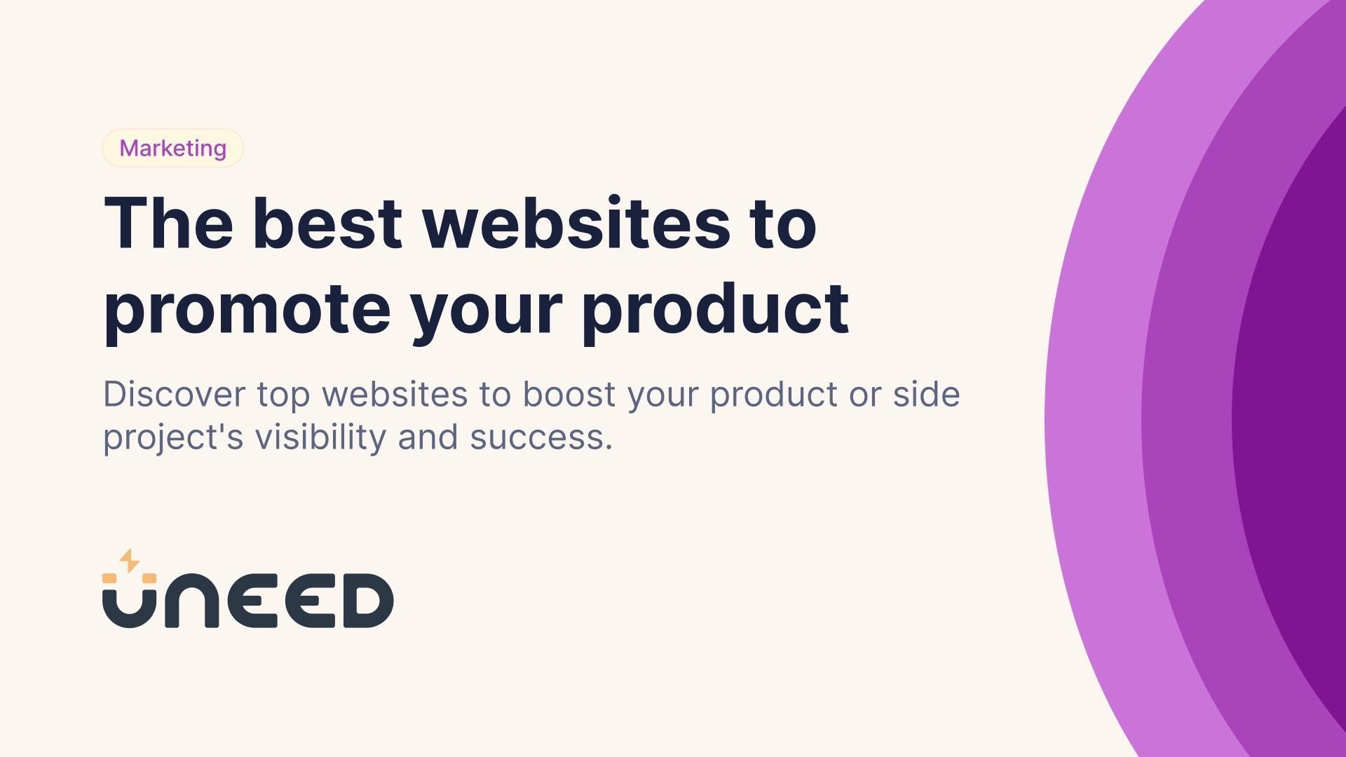 The best websites to promote your product